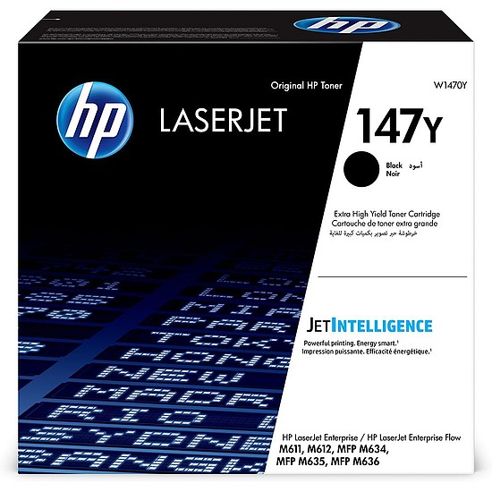 HP W1470Y No.147Y Black lézertoner eredeti 42K