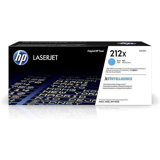 HP W2121X No.212X Cyan lézertoner eredeti 10K