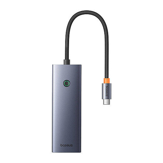 Hub 7 az 1-ben Baseus UltraJoy, USB-C - HDMI, 3xUSB 3.0, PD, SD/TF szürke (B00052803811-00)