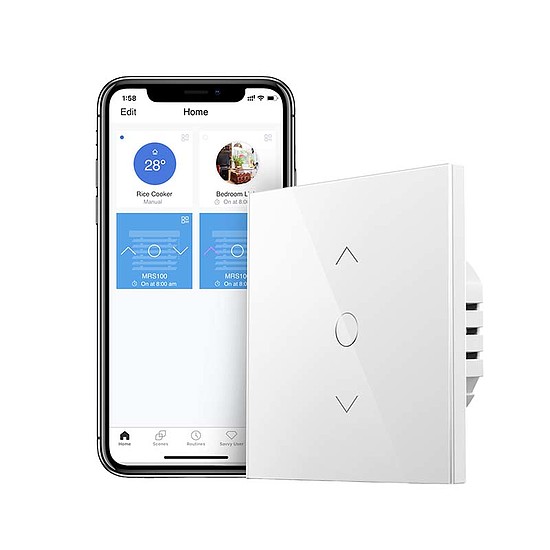 Intelligens időzítő Wi-Fi redőnyökhöz Meross MRS100HKEU HomeKit (MRS100HK(EU))