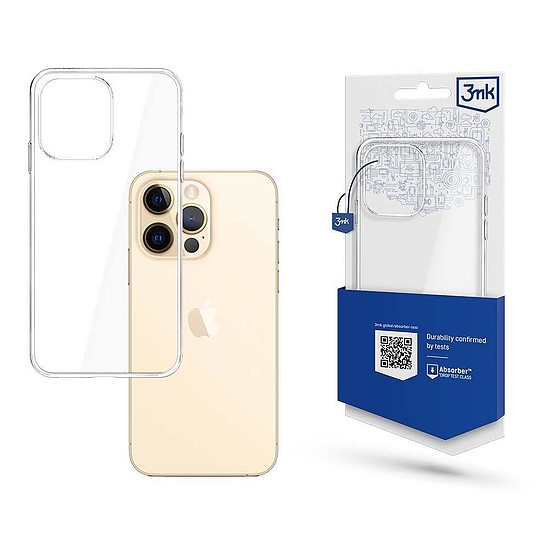 iPhone 13 Pro szilikon sorozatú tok 3mk Clear Case - átlátszó