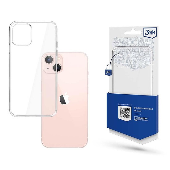 iPhone 14 Plus szilikon sorozatú tok 3mk Clear Case - átlátszó