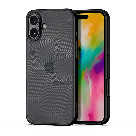 iPhone 16 Plus tok - Dux Ducis Aimo sorozat - fekete