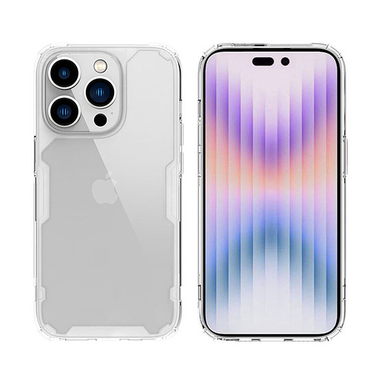 iPhone 16 Plus tok - Nillkin Nature TPU Pro tok - átlátszó