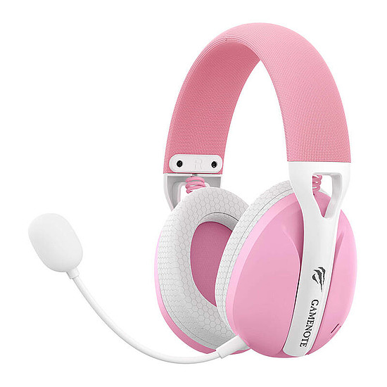 Játékos fejhallgató Havit Fuxi H1 2.4G rózsaszín (Fuxi-H1 pink)