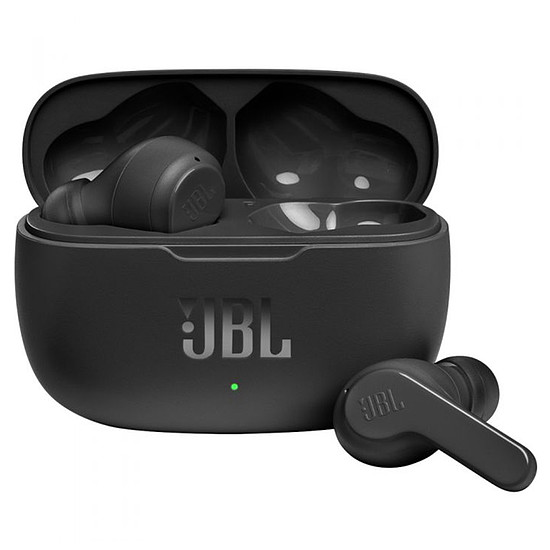 JBL - Vezeték nélküli fülhallgatók (Wave 200) - Bluetooth 5.0, True Wireless, mikrofon, Voice Assistant, Siri - fekete