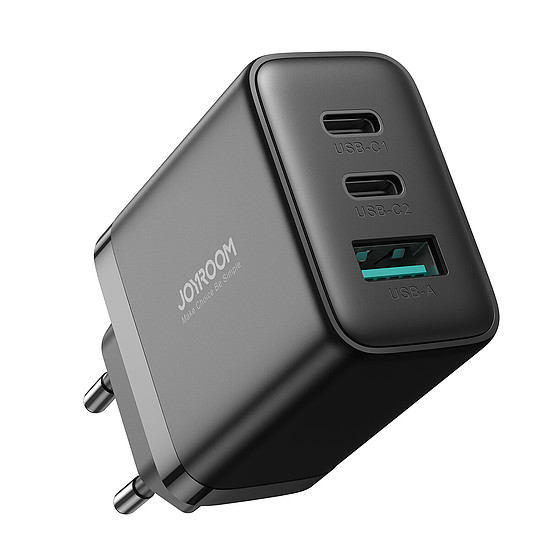 Joyroom JR-TCF10 gyorstöltő 2x USB-C USB-A 32W - fekete