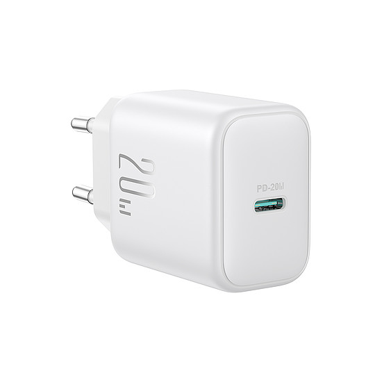 Joyroom JR-TCF20 USB-C PD 20W hálózati töltő - fehér