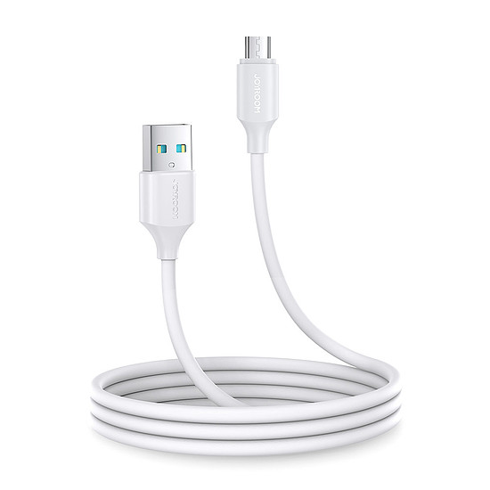 Joyroom kábel USB-A - Micro USB 480Mb / s 2,4A 1m fehér (S-UM018A9)