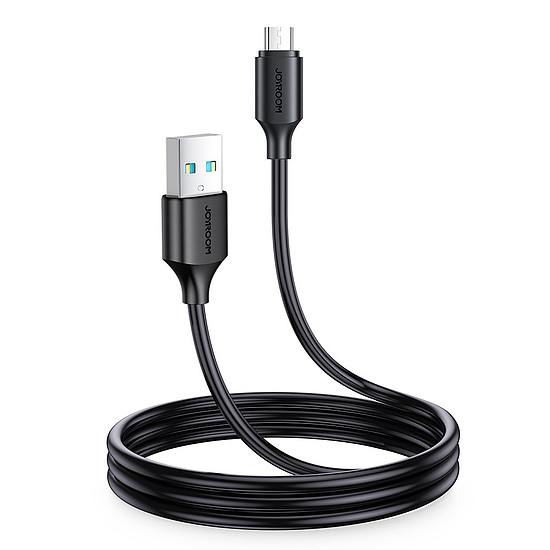 Joyroom kábel USB-A - Micro USB 480Mb / s 2,4A 1m fekete (S-UM018A9)