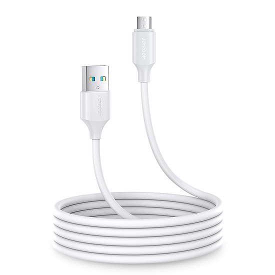 Joyroom kábel USB-A - Micro USB 480Mb / s 2,4A 2m fehér (S-UM018A9)