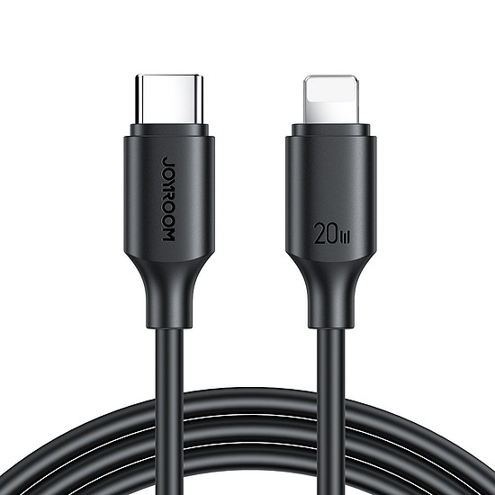 Joyroom kábel USB-C - Lightning 480Mb/s 20W 1m fekete (S-CL020A9)