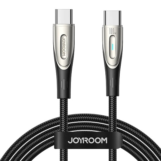 Joyroom Pioneer Series SA31-CC5 USB-C / USB-C kábel 240 W 1,2 m - fekete