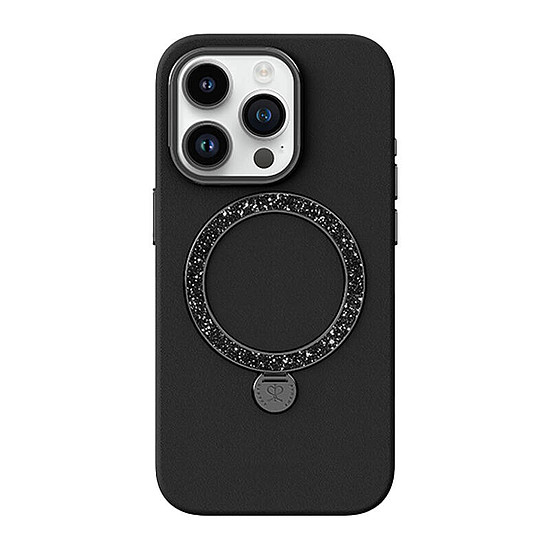 Joyroom PN-15L2 Case Dancing Circle iPhone 15 Pro készülékhez fekete (PN-15L2 Black)