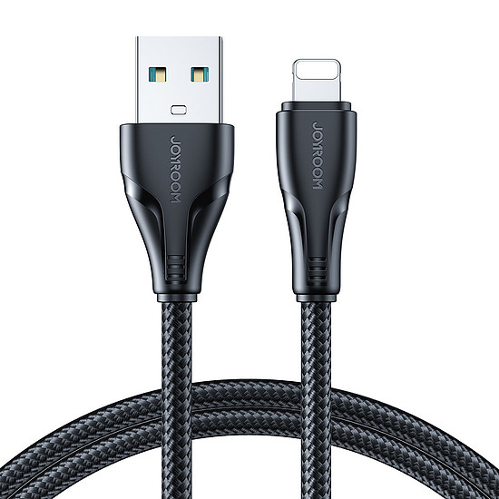 Joyroom USB - Lightning 2.4A kábel, Surpass Series 2 m fekete (S-UL012A11)