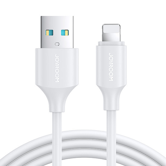 Joyroom USB töltő-/adatkábel - Lightning 2,4A 1 m fehér (S-UL012A9)