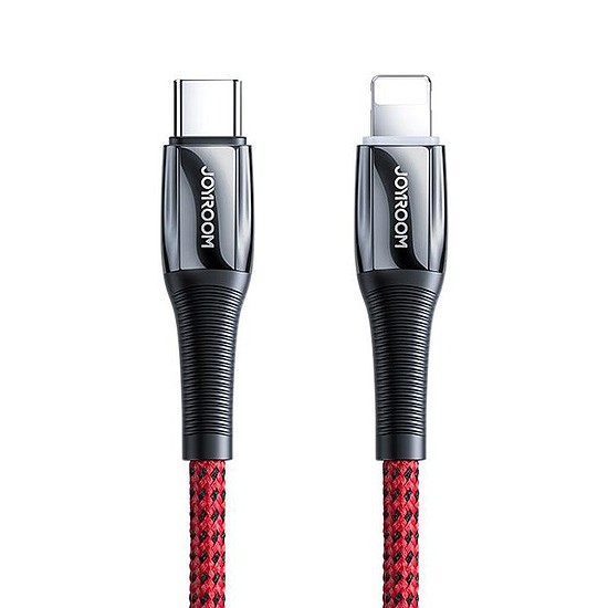 Joyroom USB Type C - Lightning kábel Tápellátás 20W 2.4A 1.2m piros (S-1224K2 Red)