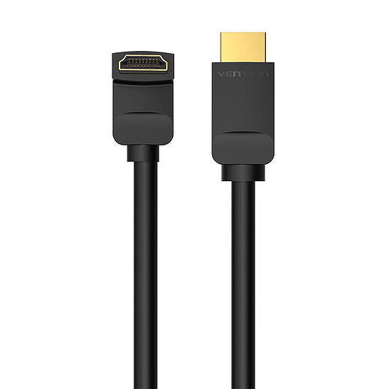 Kábel HDMI Vention AAQBH 2m szög 270 fekete