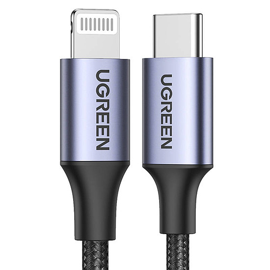 Kábel Lightning USB-C-hez UGREEN PD 3A US304, 1,5 m (60760)