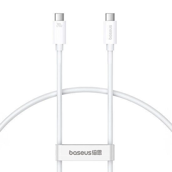 Kábel USB-C vagy USB-C Baseus Superior USB4, 240 W, 1 m kétirányú (P10365200211-02)