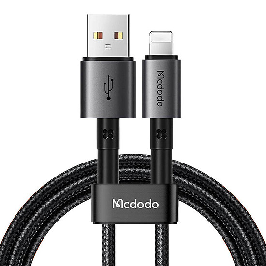 Kábel USB do Lightning Mcdodo CA-3581, 3A, 1,8 m czarny