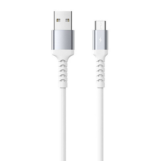 Kábel USB-mikro USB Remax Kayla II,1) RC-C008, 1m, fehér (RC-C008 A-M white)