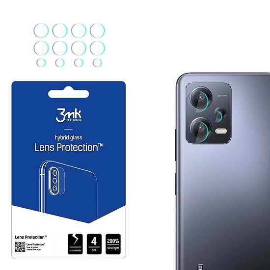 Kameraüveg Xiaomi Redmi Note 12 Pro 7H 3mk Lens Protection sorozatú objektívhez