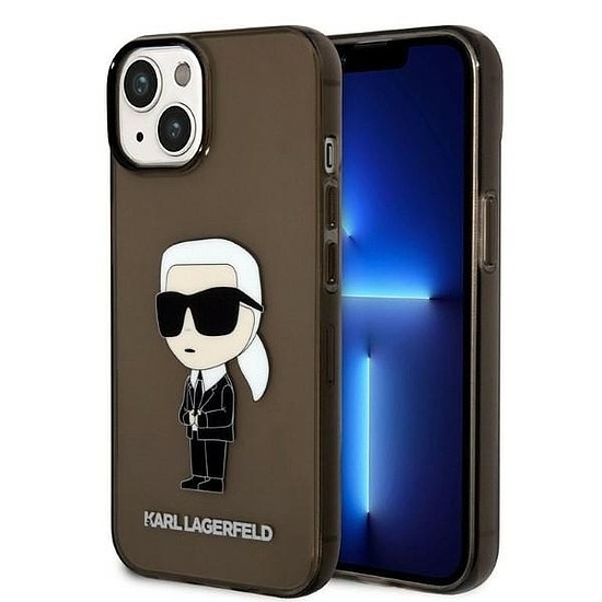 Karl Lagerfeld Ikonik Karl tok iPhone 14 Plus-hoz - fekete