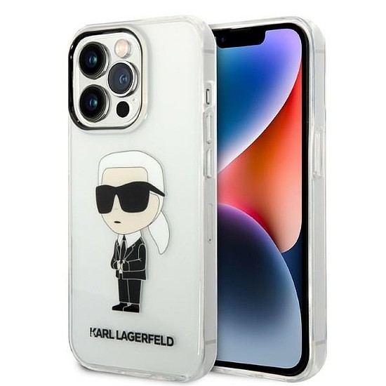 Karl Lagerfeld Ikonik Karl tok iPhone 14 Pro-hoz - átlátszó