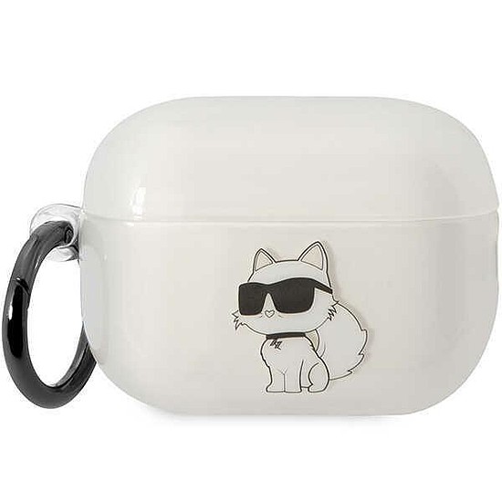 Karl Lagerfeld KLAP2HNCHTCT Airpods Pro 2 fedél átlátszó Ikonik Choupette