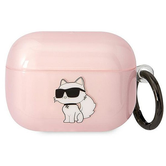 Karl Lagerfeld KLAPHNCHTCP Airpods Pro borító rózsaszín/rózsaszín Ikonik Choupette