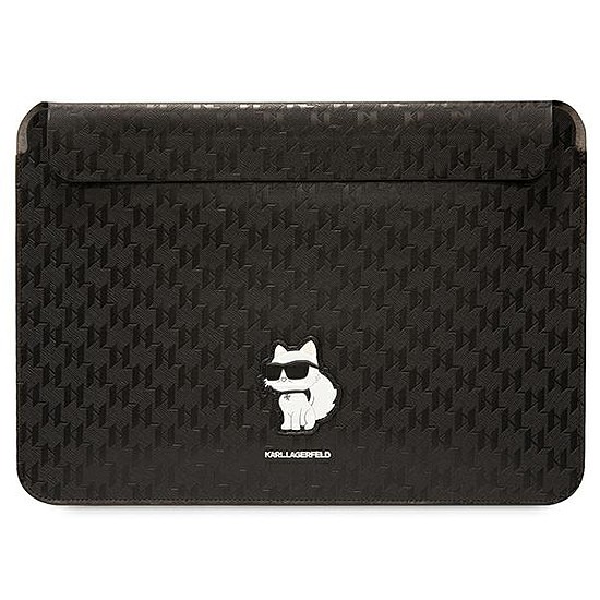 Karl Lagerfeld Saffiano Monogram Choupette tok 14"-es laptophoz - fekete