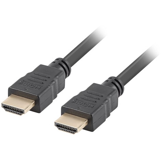 Lanberg HDMI v1.4 kábel (apa - apa) 1.8m - Fekete (CA-HDMI-11CC-0018-BK)