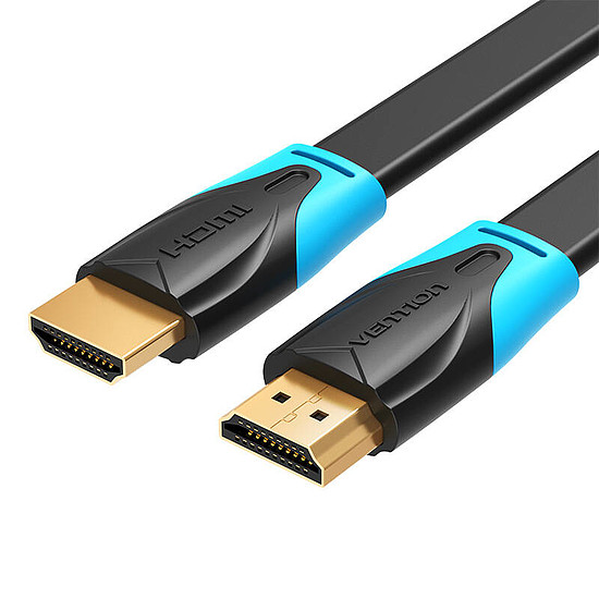 Lapos HDMI-kábel, 2 m-es Vention VAA-B02-L200 fekete