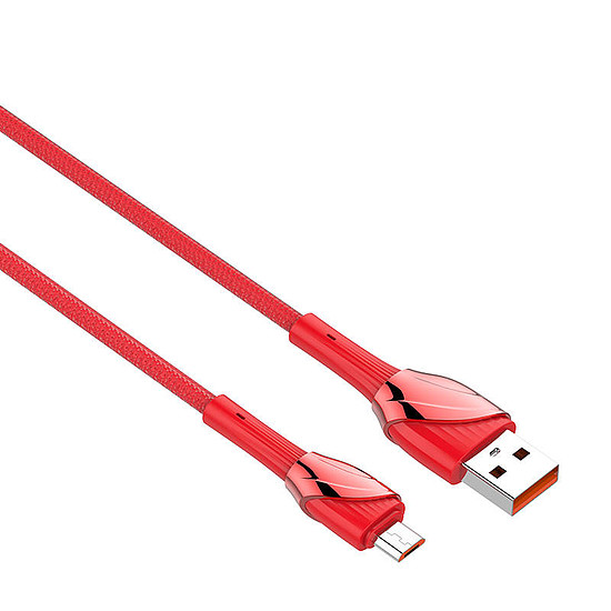 LDNIO LS662 USB - Micro USB 2 m, 30 W-os kábel, piros (LS662 micro)