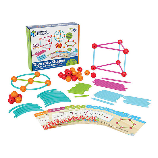 Learning Resources LER 1773 ´Sea´ and Build geometriai készletet