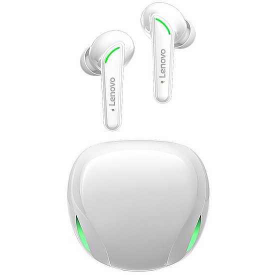 Lenovo - Vezeték nélküli fülhallgató ThinkPlus LivePods (XT92) - játékokhoz, Bluetooth 5.1, zajcsökkentés - fehér