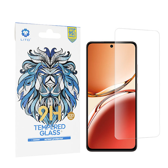 Lito - 2.5D Classic Glass - Oppo Reno12 F 4G / Reno12 F 5G / Reno12 FS - Átlátszó