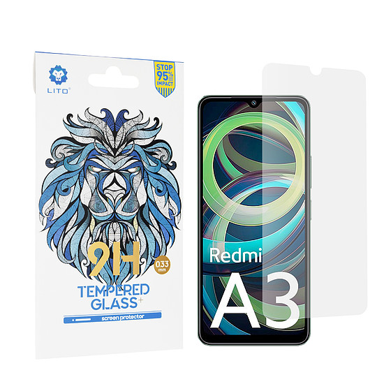 Lito - 2.5D Classic Glass - Xiaomi Redmi A3 - Átlátszó