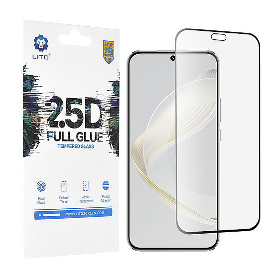 Lito - 2.5D FullGlue üveg - Huawei nova 11 / nova 12s - fekete