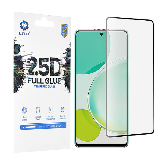 Lito - 2.5D FullGlue üveg - Huawei nova 11i - fekete