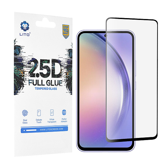 Lito - 2.5D FullGlue üveg - Samsung Galaxy A54 - fekete (KF2312360)