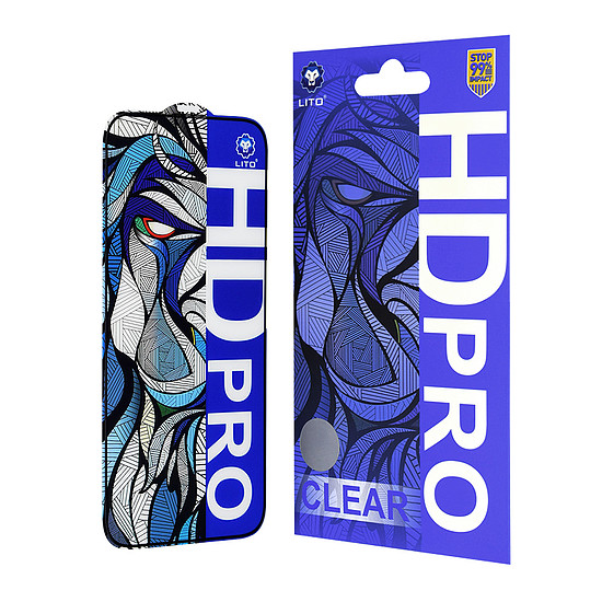 Lito - HD Pro Clear - iPhone 12 / iPhone 12 Pro - Fekete