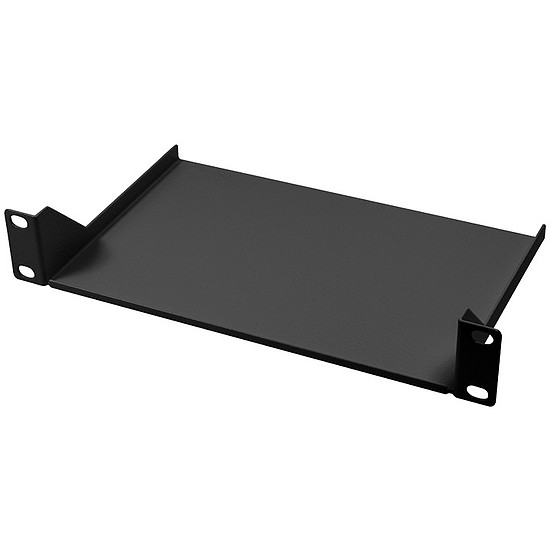 Logilink 10" Shelf for 10 inch rack-mounting, black, 1U (ACT102)