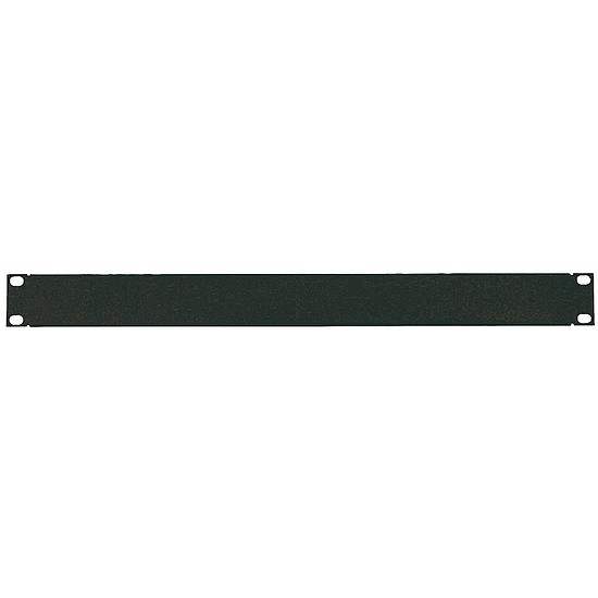 Logilink 19" Blank Panel, solid, 1U, black (PN101B)