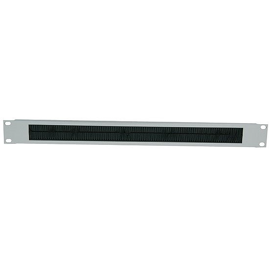 Logilink 19" Cable Entry Panel w/ brush 1U, grey (ORCEB1G)