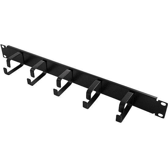 Logilink 19" Cable Organizer 1U w. steel brackets, black (OR101B)