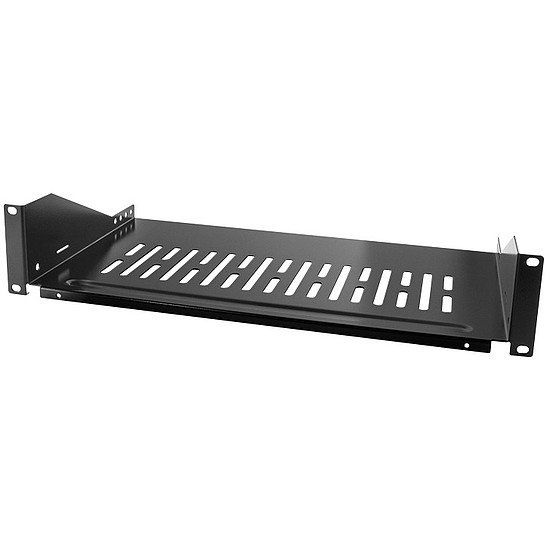 Logilink 19" Cantilever Shelf 2U, max.25 KG, d=250mm, black (SF2C35B)