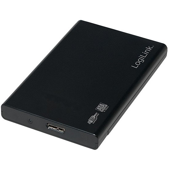 Logilink 2,5" Extern. Encl. USB 3.0, super slim, screwless, black (UA0275)