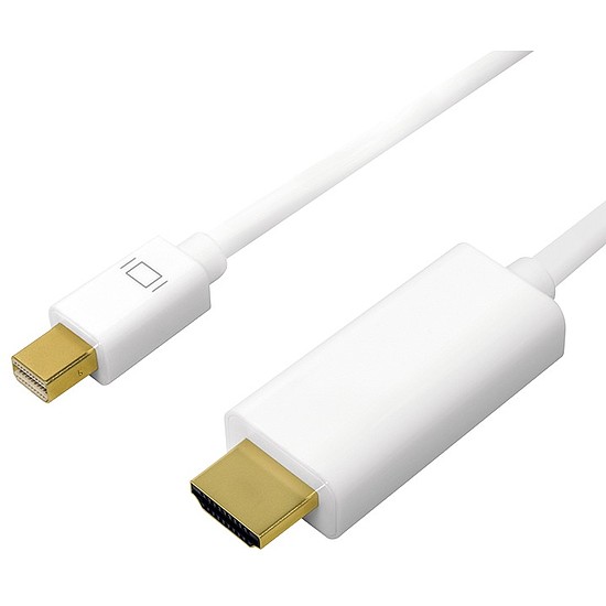 Logilink 4K mini DisplayPort cable, DP1.2 to HDMI 1.4. 1m (CV0122)